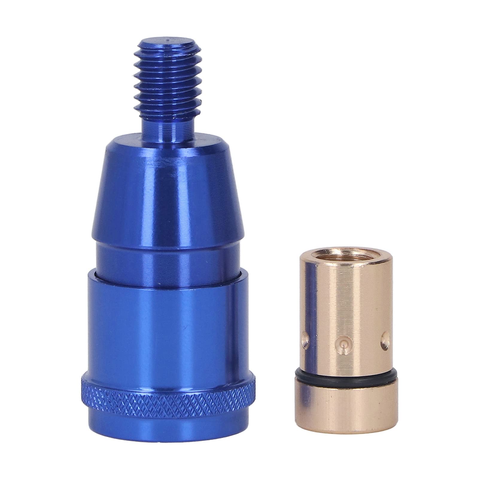 Conector de Vaina de Caña de Red de Pesca, Adaptador Antirotación, Accesorios, Tornillos, Conectores, Redes (Blue)