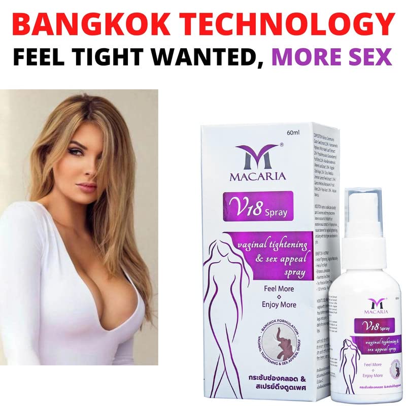 MACARIA Vaginal Pussy Yoni Tightening Shrink Spray for Girls Feel Young Again