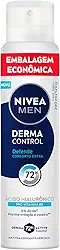 NIVEA MEN Desodorante Aerossol Derma Control Defende 200ml