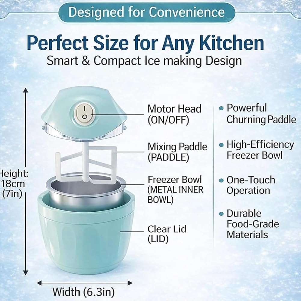 Mini Heladera Doméstica, Máquina Personal Para Hacer Yogur Helado Casero, Gelato Y Sorbete, Mini Heladeras Personales Diy Con Control De Un Solo Toque Para Postres Helados Y Sorbetes. Pink2