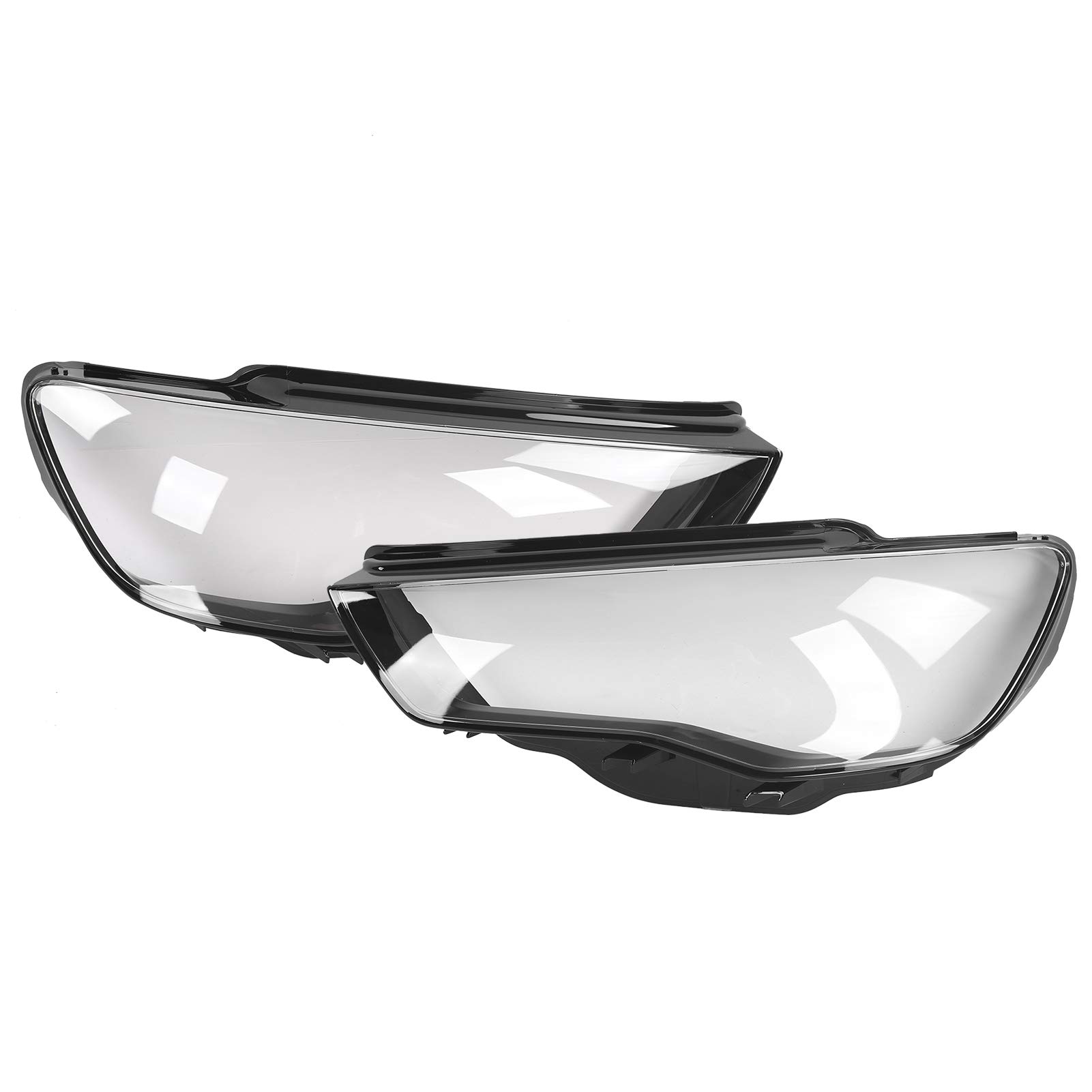 Akozon Cubierta de Lente de Faro Par para RS3 PC Transparente