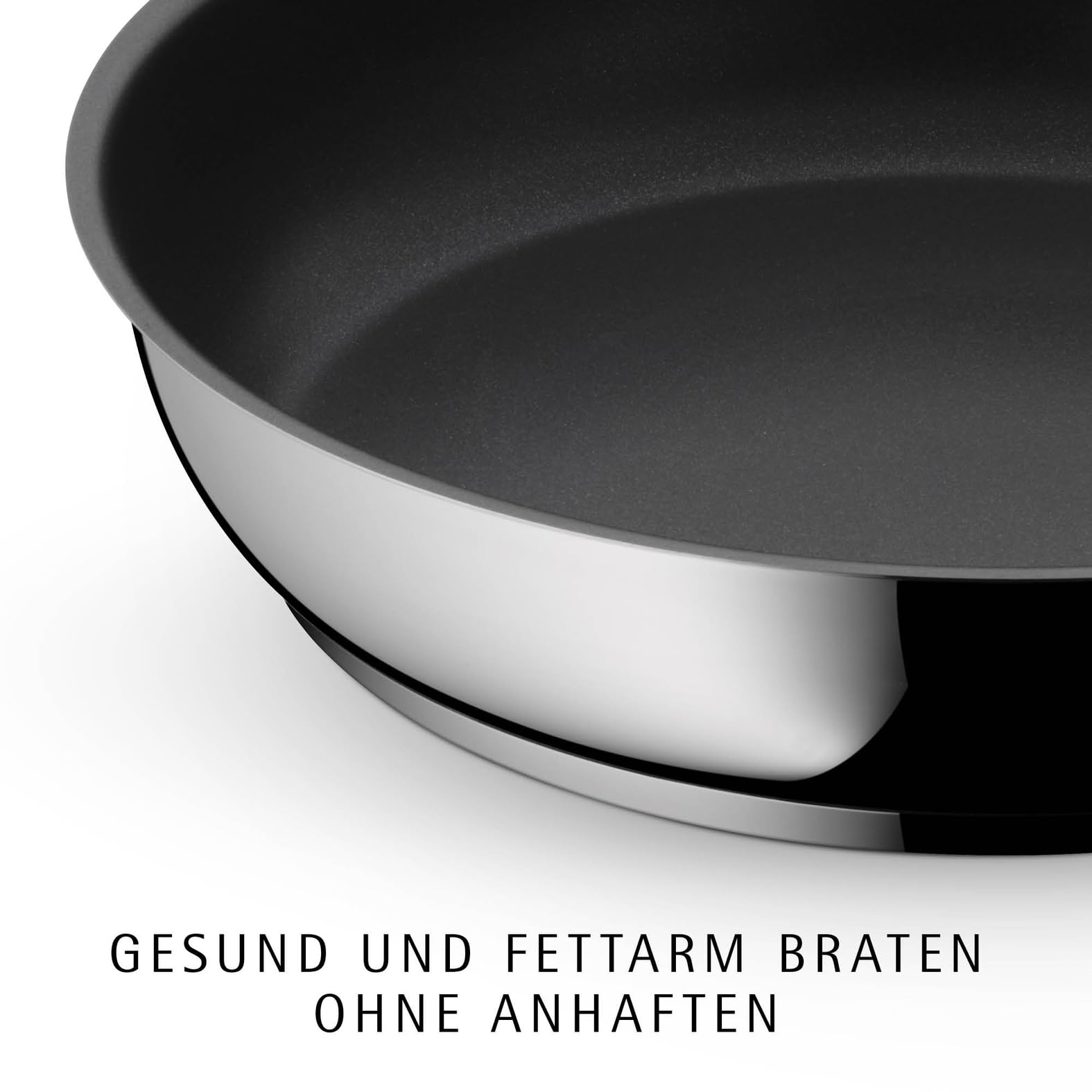 WMF Devil Pfannenset Induktion 2-teilig – Bratpfannen 24, 28 cm – Edelstahl Cromargan Antihaft Pfannen Set, beschichtet, spülmaschinengeeignet, backofenfest, hitzebeständig und kratzfest