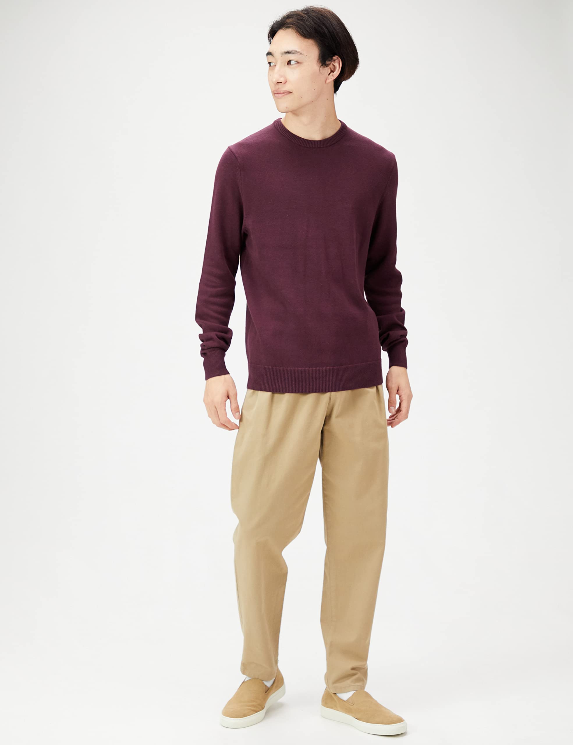 Amazon Essentials Maglione a Girocollo (Disponibile in Taglie Extra Forti) Uomo