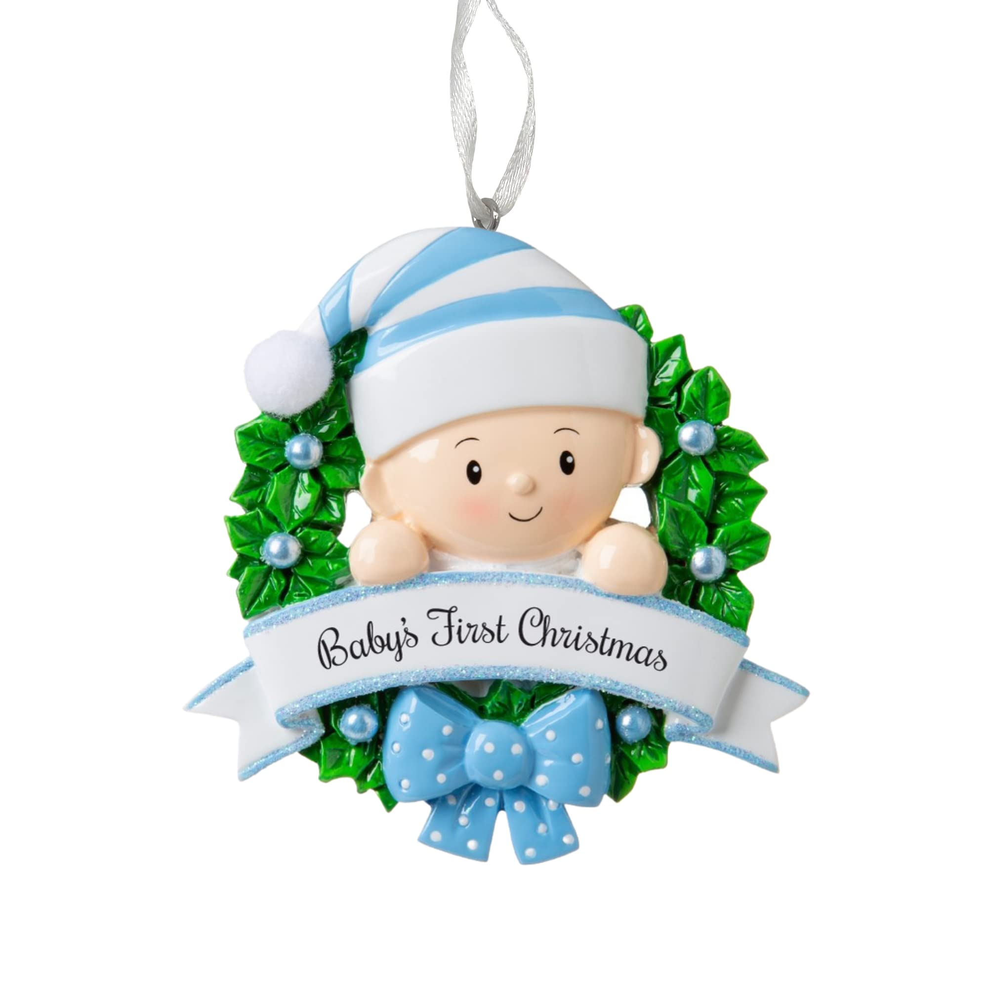Baby's First Christmas Ornament Personalized PVC Keepsake
