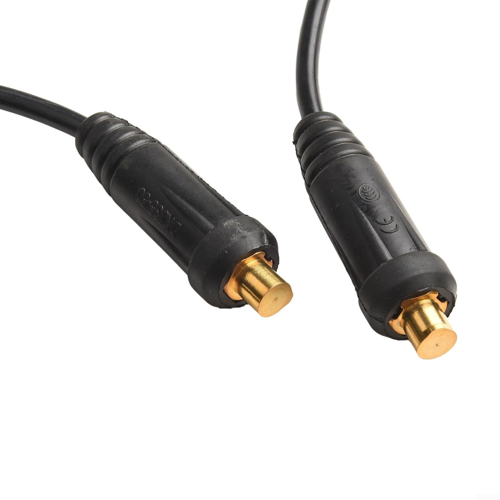 Abrazadera de tierra de soldadura de 300 A con cable para MMA para máquina inversora, abrazadera de tierra de cobre con mango resistente al calor, negro plateado (7 m)
