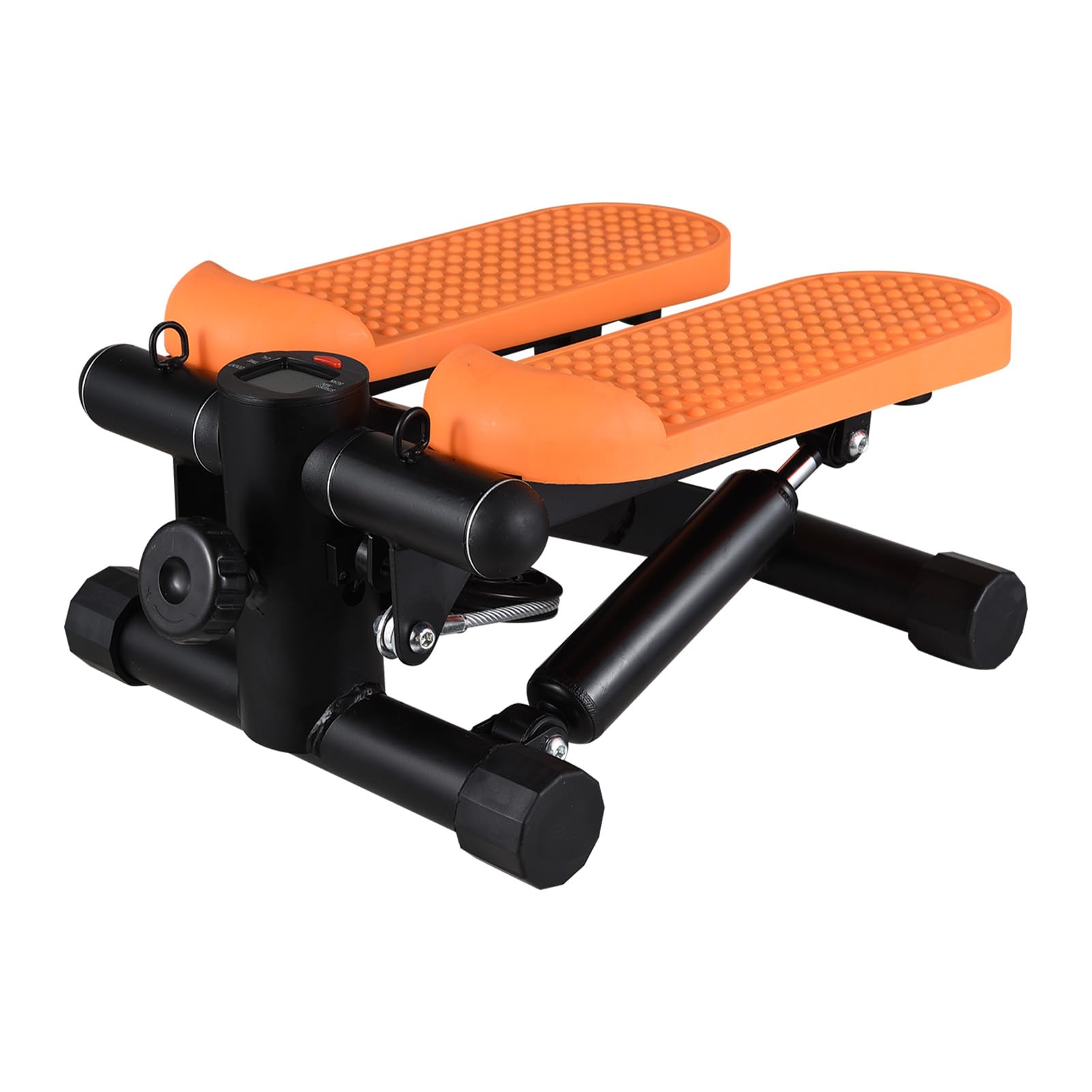 Z taśmami oporowymi COMETX Mini Step LCD o pojemności 100 kg, stepper do treningu domowego
