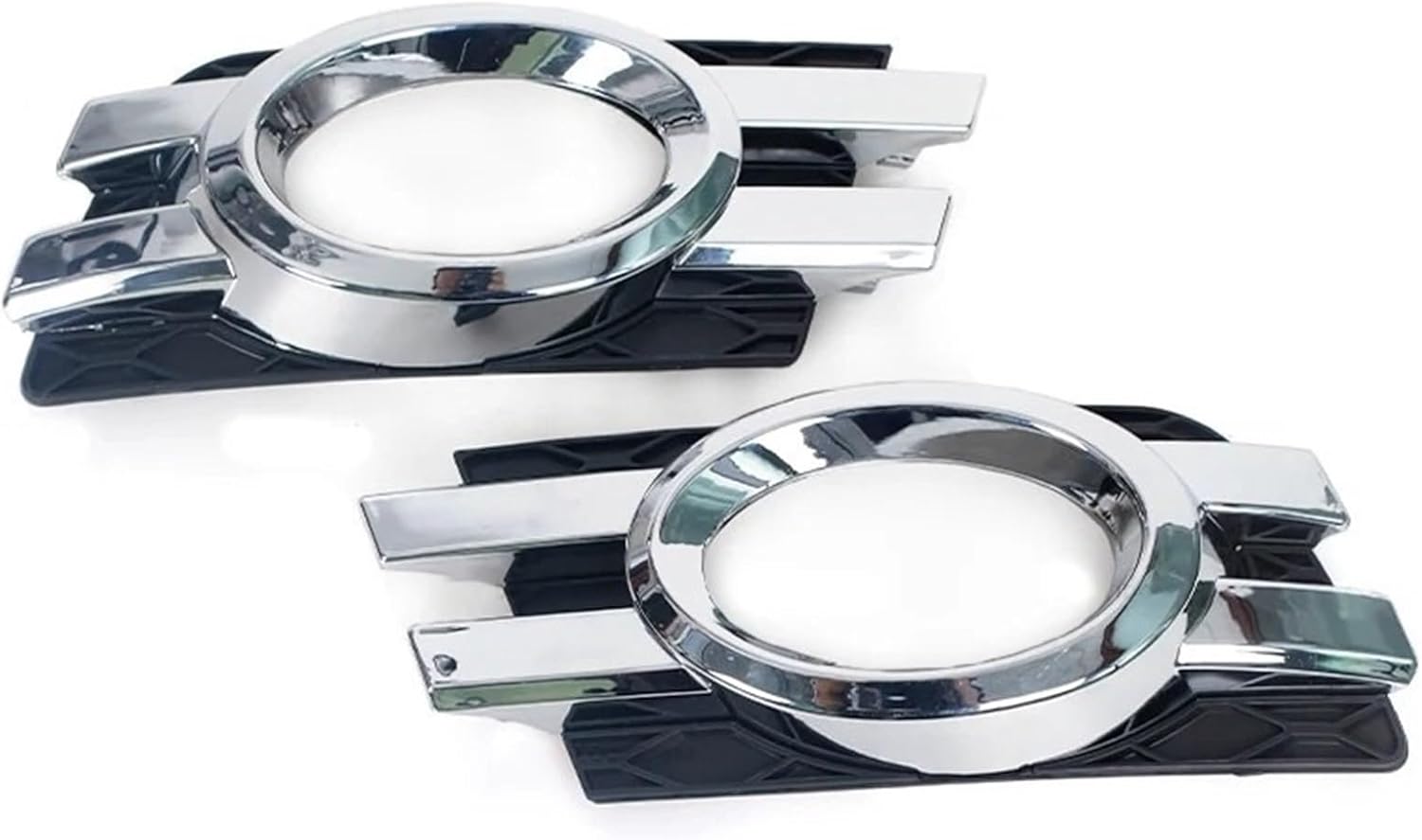 For Mercedes-Benz GL-class X164 GL320 GL350 2007-2009 Fog Lamp Light Grille Frame Shell Cover Foglight Foglamp Trim Lid Bezel(Inner side 1 Pair)