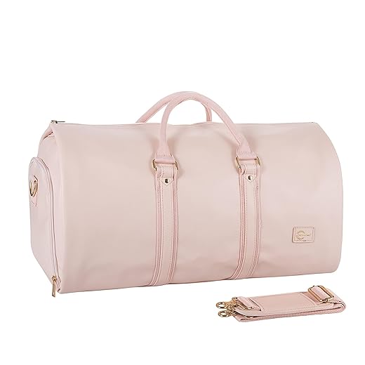 Faux Leather Convertible Women's Garment Bag