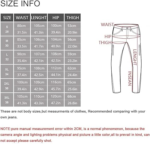 Miniatura 6 de Pantalones de motociclista para hombre, pantalones de mezclilla, protectores con rodilleras y almohadillas de cadera VES6 (negro, XL  34)