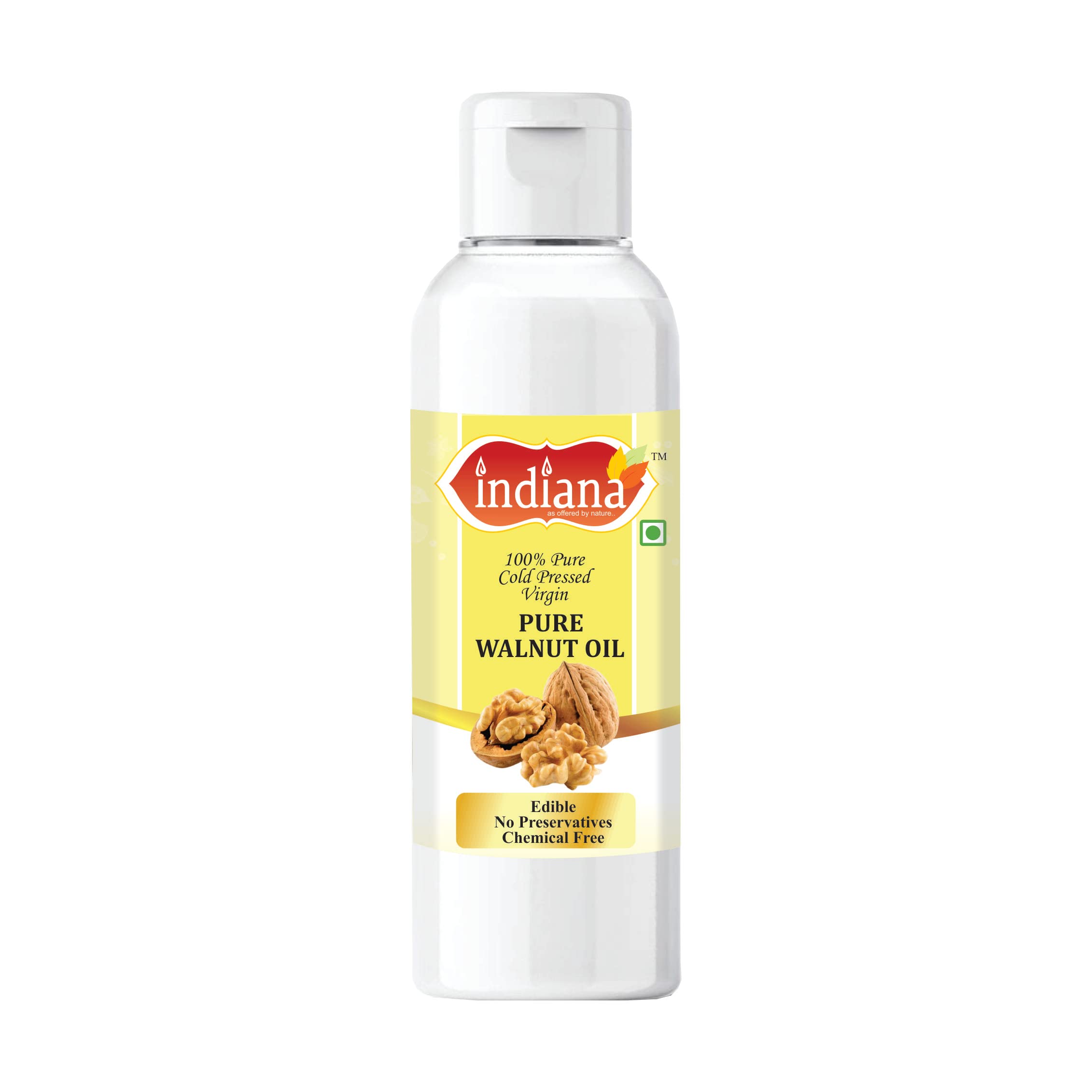 Indiana Extra Virgin Walnut Oil - Pure Cold Pressed Edible Akhrot Ka Tel - for Salad Dressing, Hair, Skin Massage (400 ml) (B0C5VRGFQS) Amazon Price History, Amazon Price Tracker
