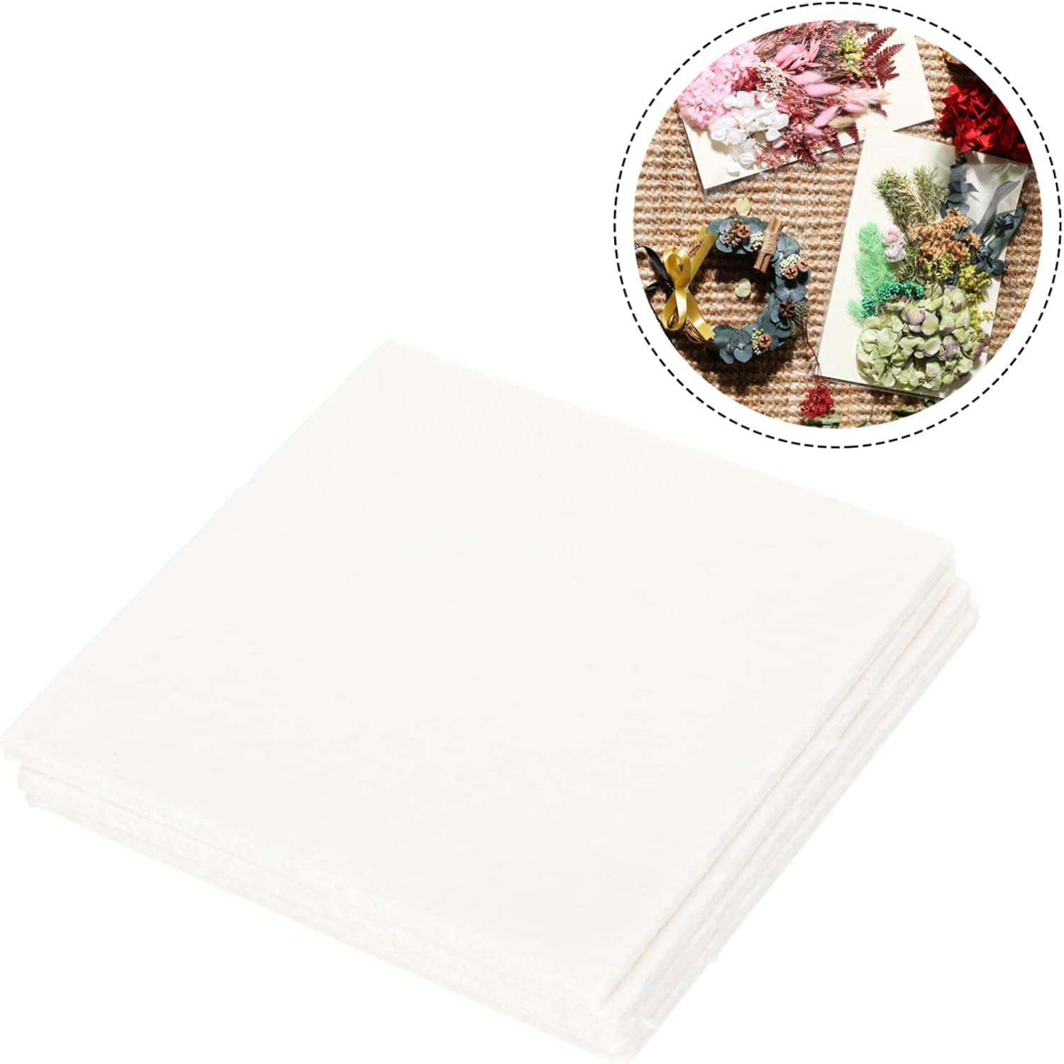 CHICAMPERA 4pcs Flower Press Paperboard Craft Material for Dried Flower Pressing Art Pressing Plates