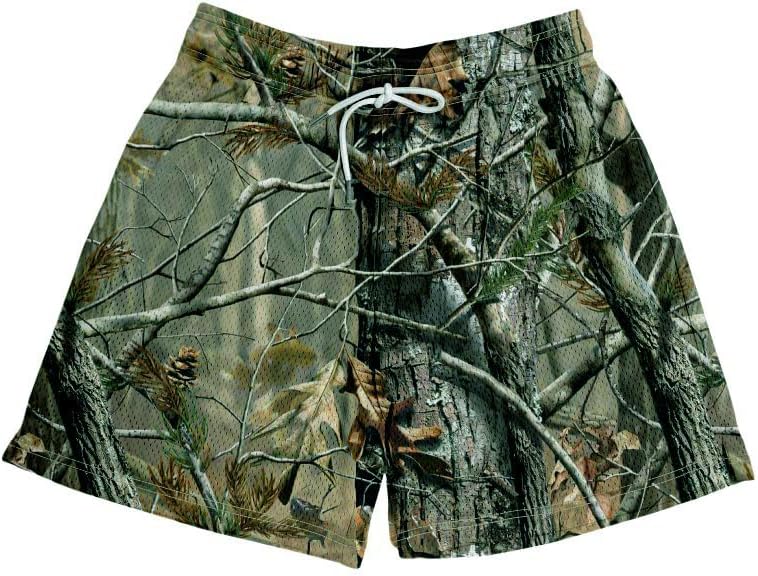 Men's Camo Shorts Men Mesh Athletic Shorts Lightweight Quick-Dry Gym Basketball Workout Running Shorts with Pockets