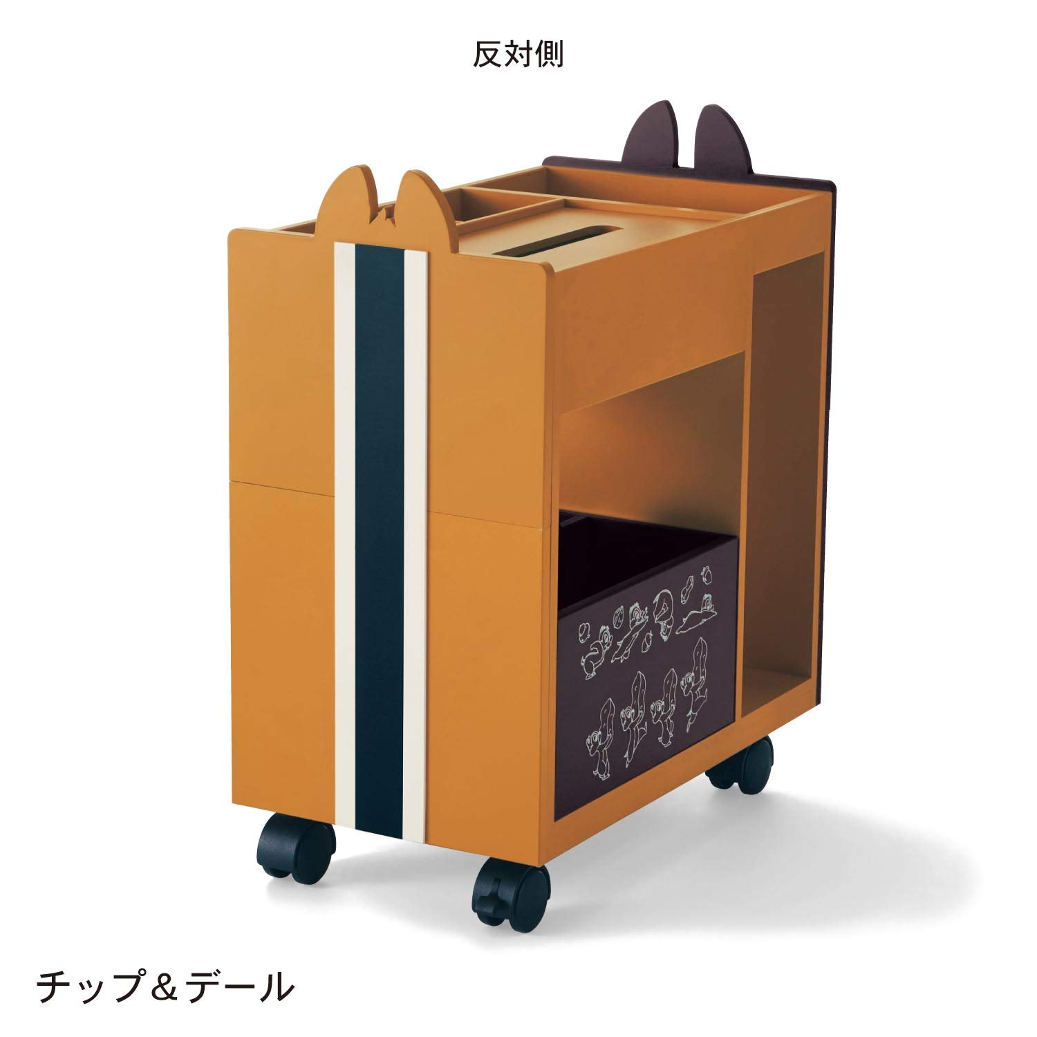 Amazon.co.jp: [ベルメゾン] ディズニー 収納ワゴン リビングワゴン