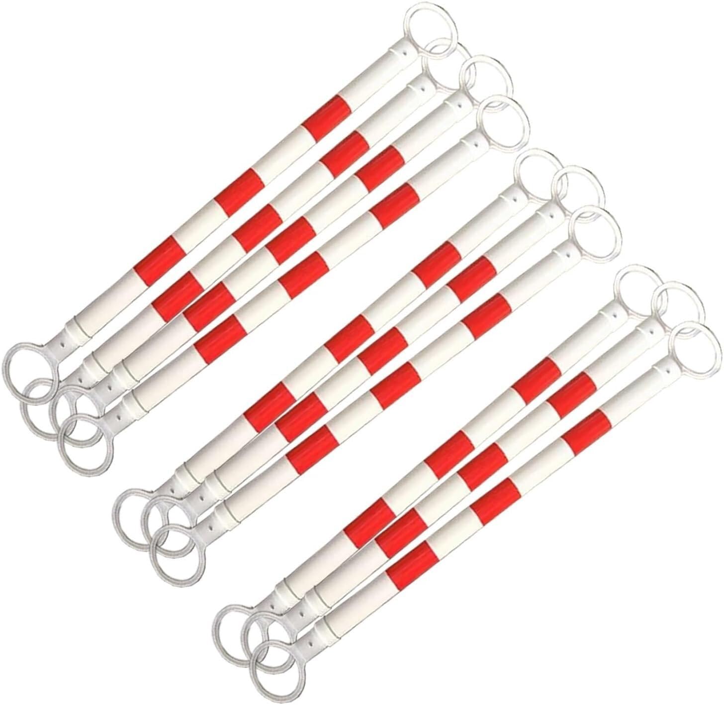 Lot de 10 cônes signalisation rétractables, réfléchissants, for Aide au stationnement dans Un Garage