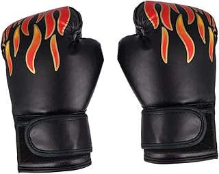 BESPORTBLE Luvas De Boxe Capacete Adulto Artes Marciais Luvas De Luta De Boxe Luvas De Treinamento De Boxe Luvas De Proteção De Boxe Capacete Luvas De Boxe Figura De Tigre Equipamento Preto