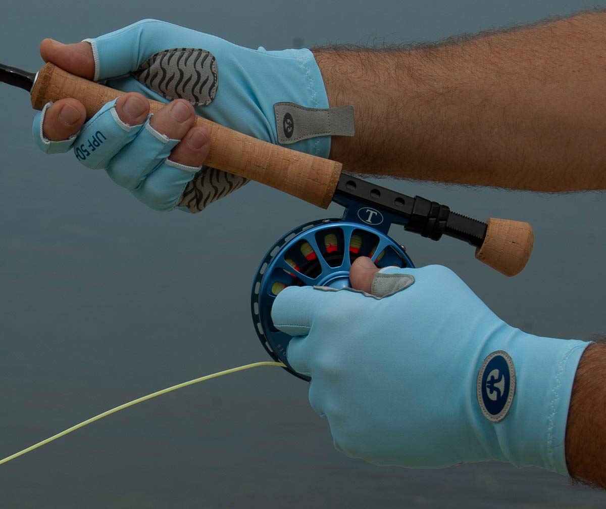 Flying Fisherman SunBandit rękawice przeciwsłoneczne bez palców z ochroną UV UPF50+, do wędkowania, na zewnątrz, pływania kajakiem, wiosłowania