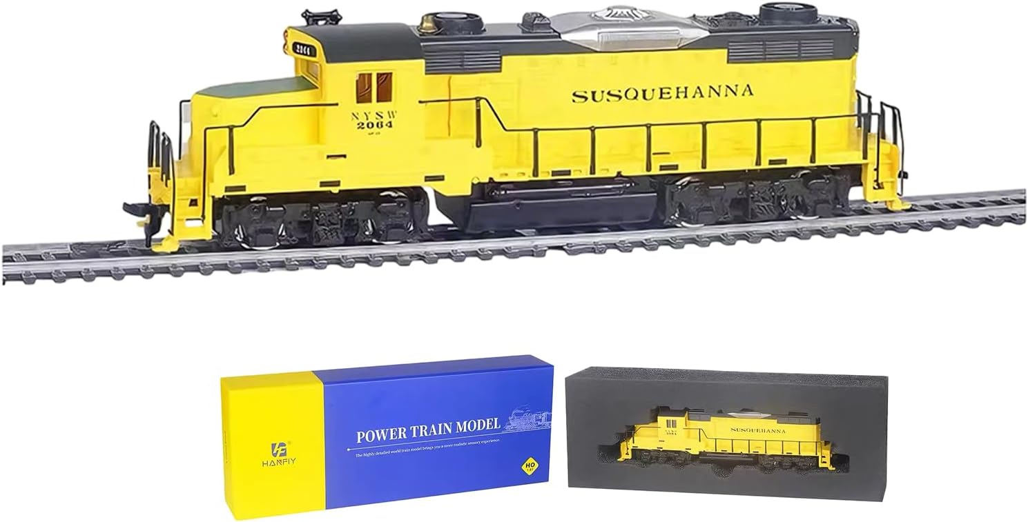 0-4-0 Steam Locomotive (with Swivel Coupler) HO Scale Model Railway, Featuring Exquisite Wooden Sleepers and Highly Conductive Nickel Silver Track, Compatible with HODC Series Track