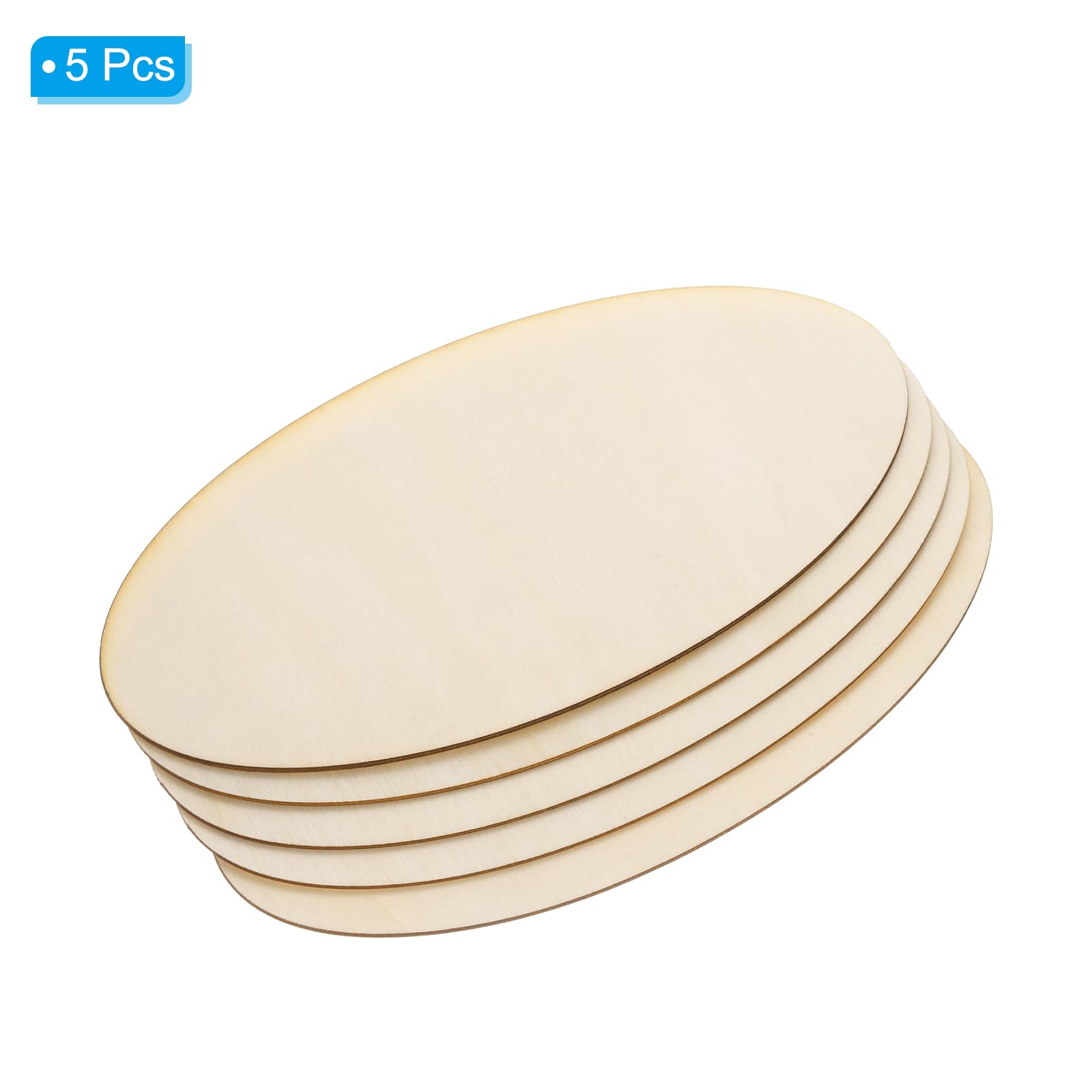 PATIKIL 260x130mm Wood Pieces - Image 3