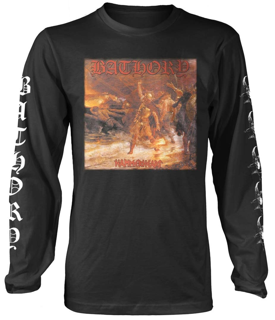 BATHORY 'Hammerheart' Long Sleeve Shirt (Small) Black
