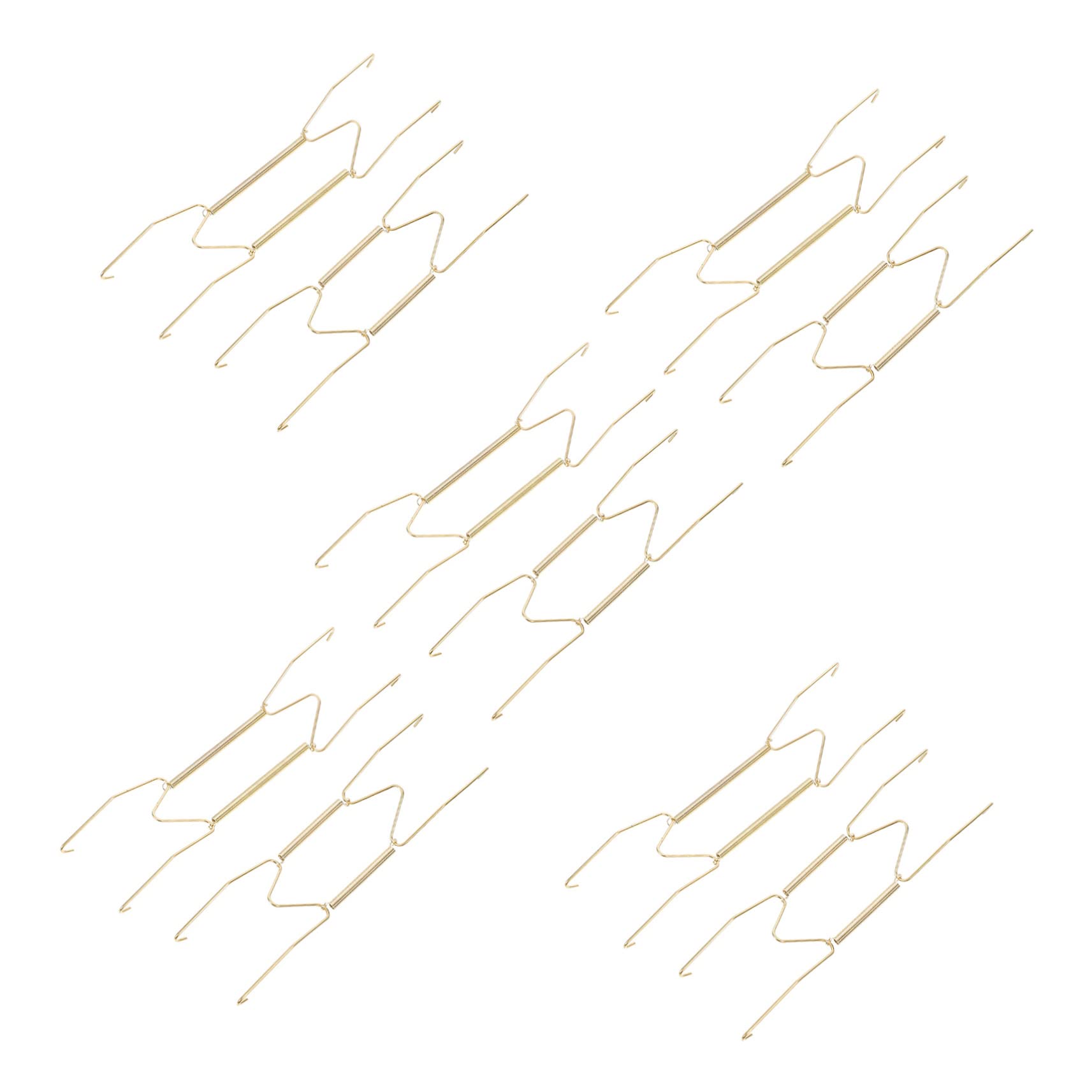 HOLIDYOYO Invisible Plate Wall Hangers 10pcs Wire Plate Spring Holder for Display