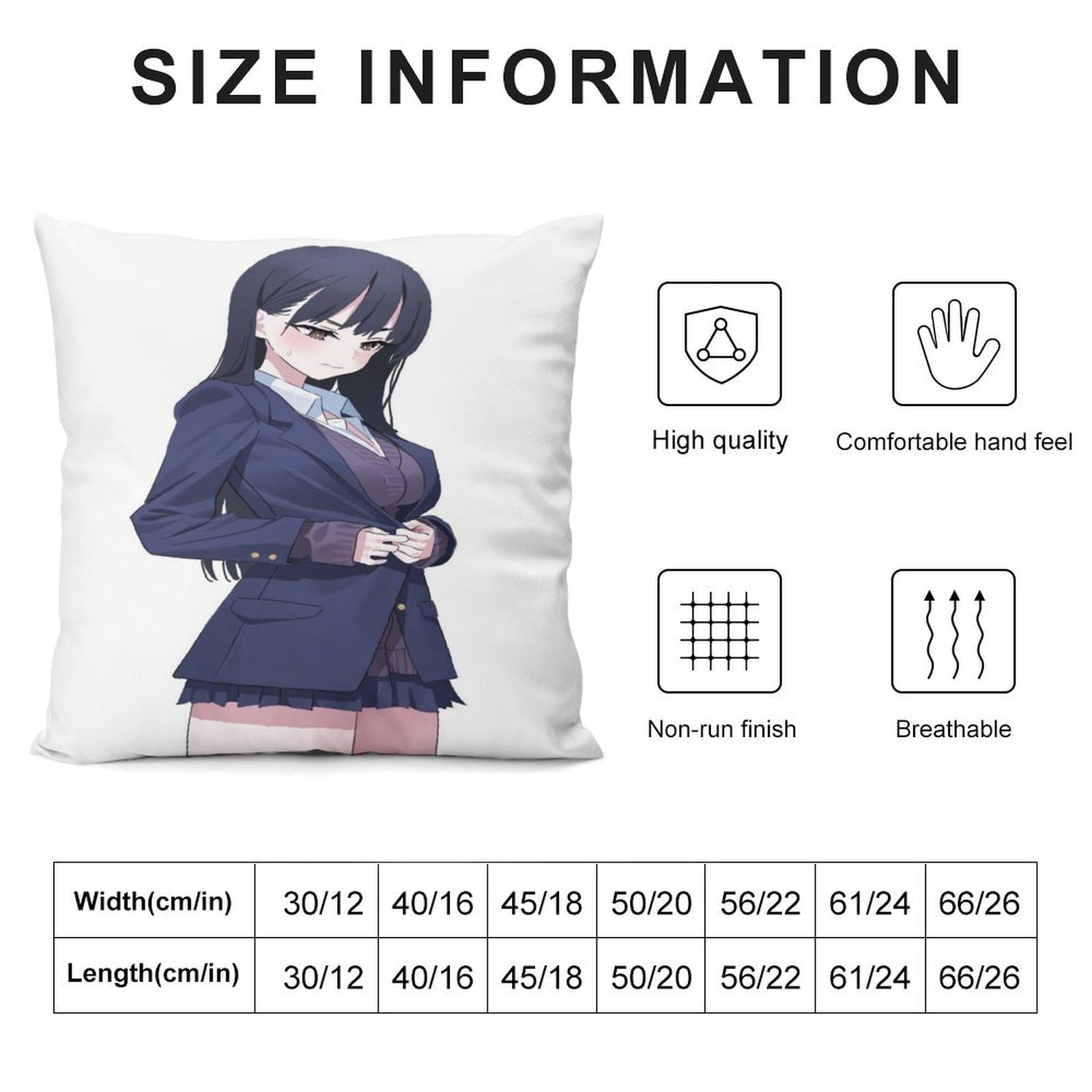 Amazon｜僕の心のヤバイやつ 山田 杏奈 抱き枕カバー 抱きまくら