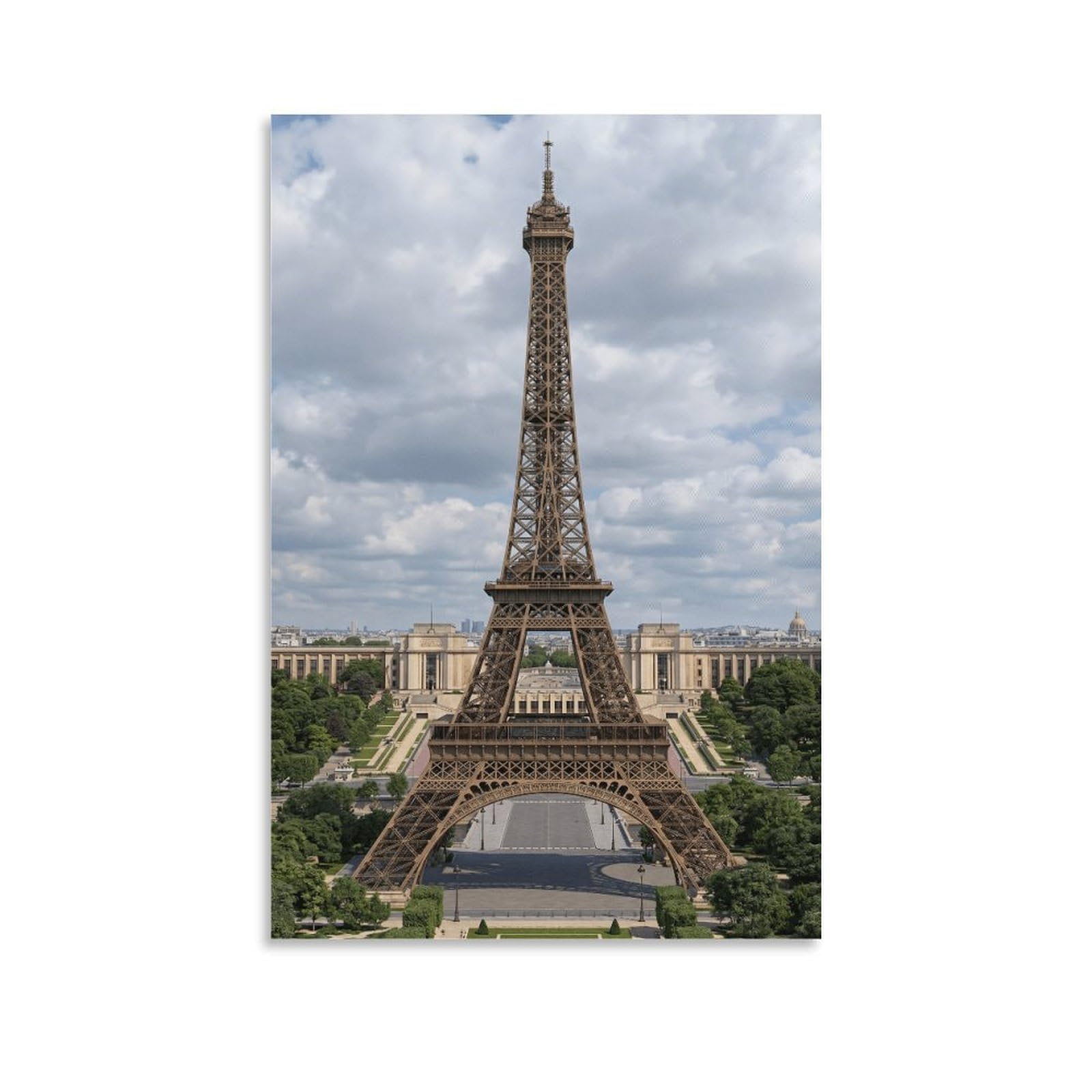Eiffel Tower Paris Wall Decor Poster Giclee Canvas Prints Modern Wall Art Picture Wall Hanging for Bedroom Living Room Decor 08x12inch(20x30cm)