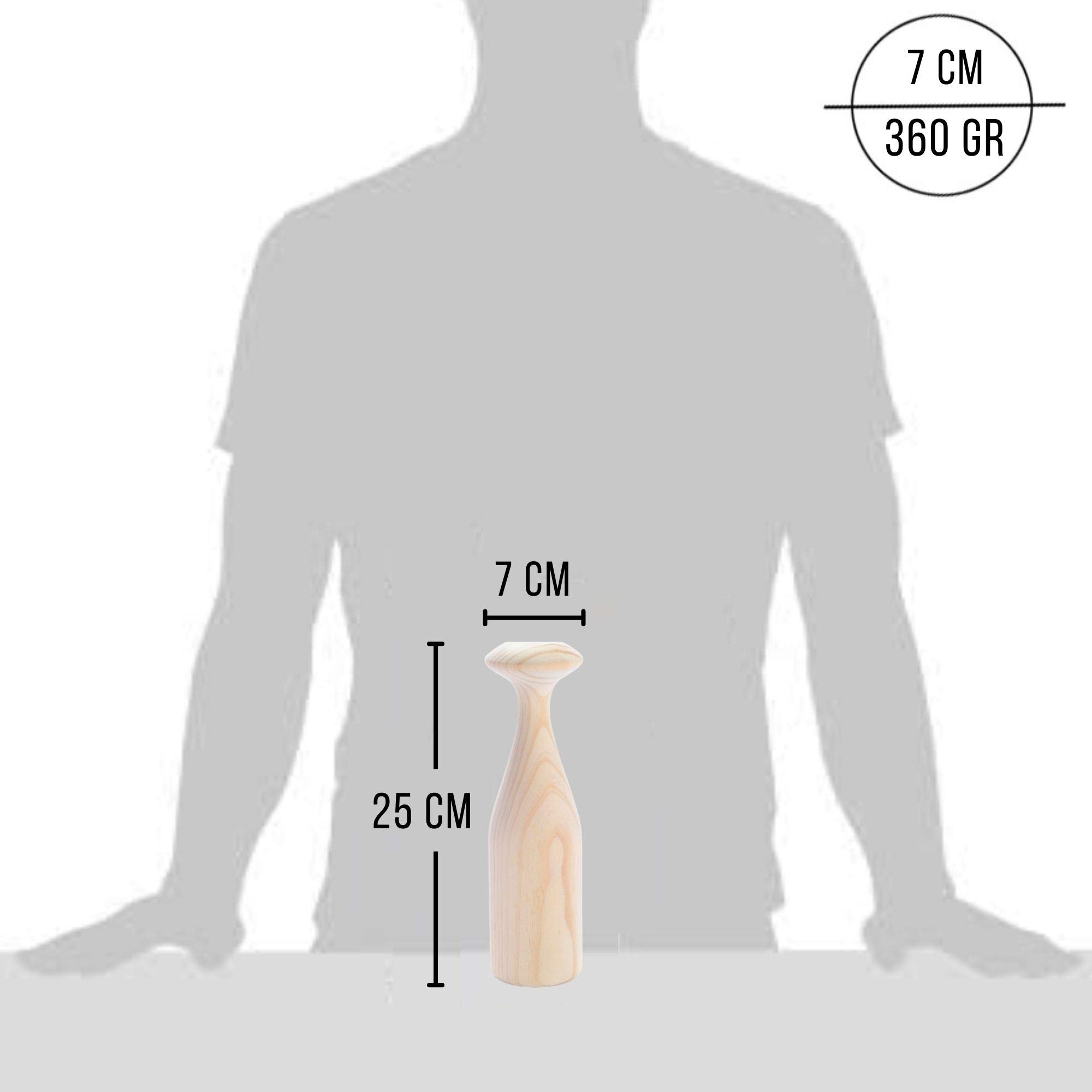 Chufamix Vegan Milker Mortero de Madera Recambio Funciona con Cualquier versión