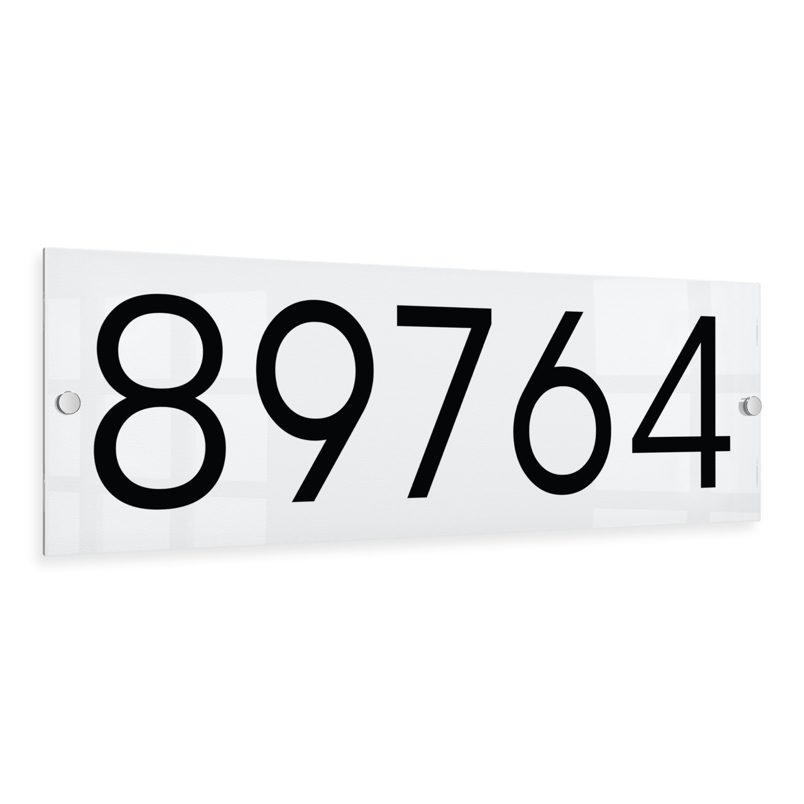 House Numbers Personalized, Address Sign, Vertical Outside Sign, Custom Address Plaque - 2 Designs, Up to 6 Digits- Modern House Numbers for Outside,