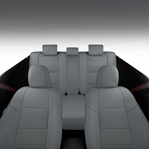 Miniatura 4 de TAPHA Juego de fundas de asiento de cuero para Toyota RAV4 2020 - 2023 XLE LE XLE Premium Base limitada transpirable y resistente al agua incluye