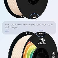 Vista 6 de Creality Filamento para Impresora 3D, Filamento PLA Plus 1.75mm Beige, PLA Pro Dureza Mejorada Exactitud Dimensional +/- 0.03mm, Carrete de 1KG