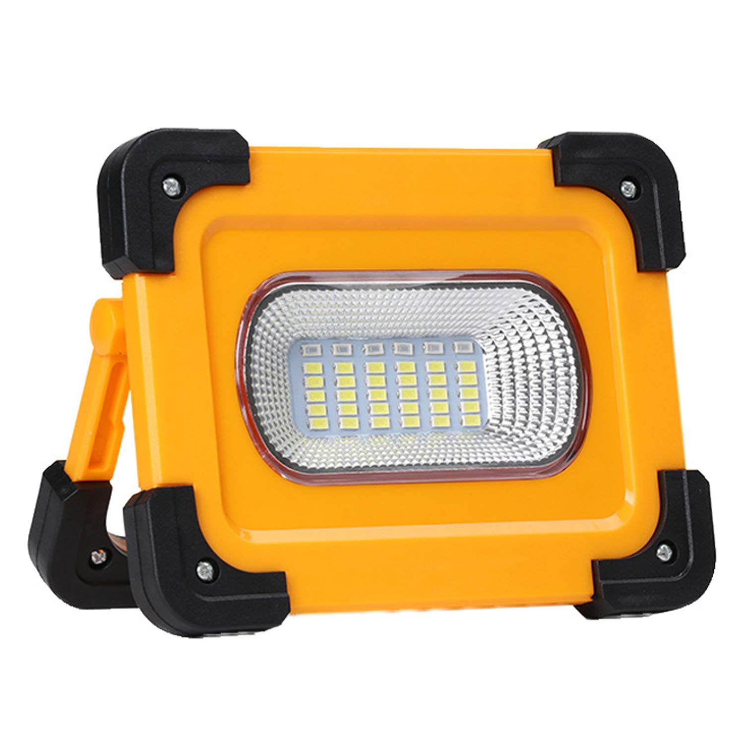 Solarne reflektory LED, reflektor roboczy, 60 W, ładowalne, 30 diod LED, 3600 lm, przenośna lampa robocza z podstawą magnetyczną, wodoodporność IP54, 3 tryby, wbudowana bateria 9000 mA