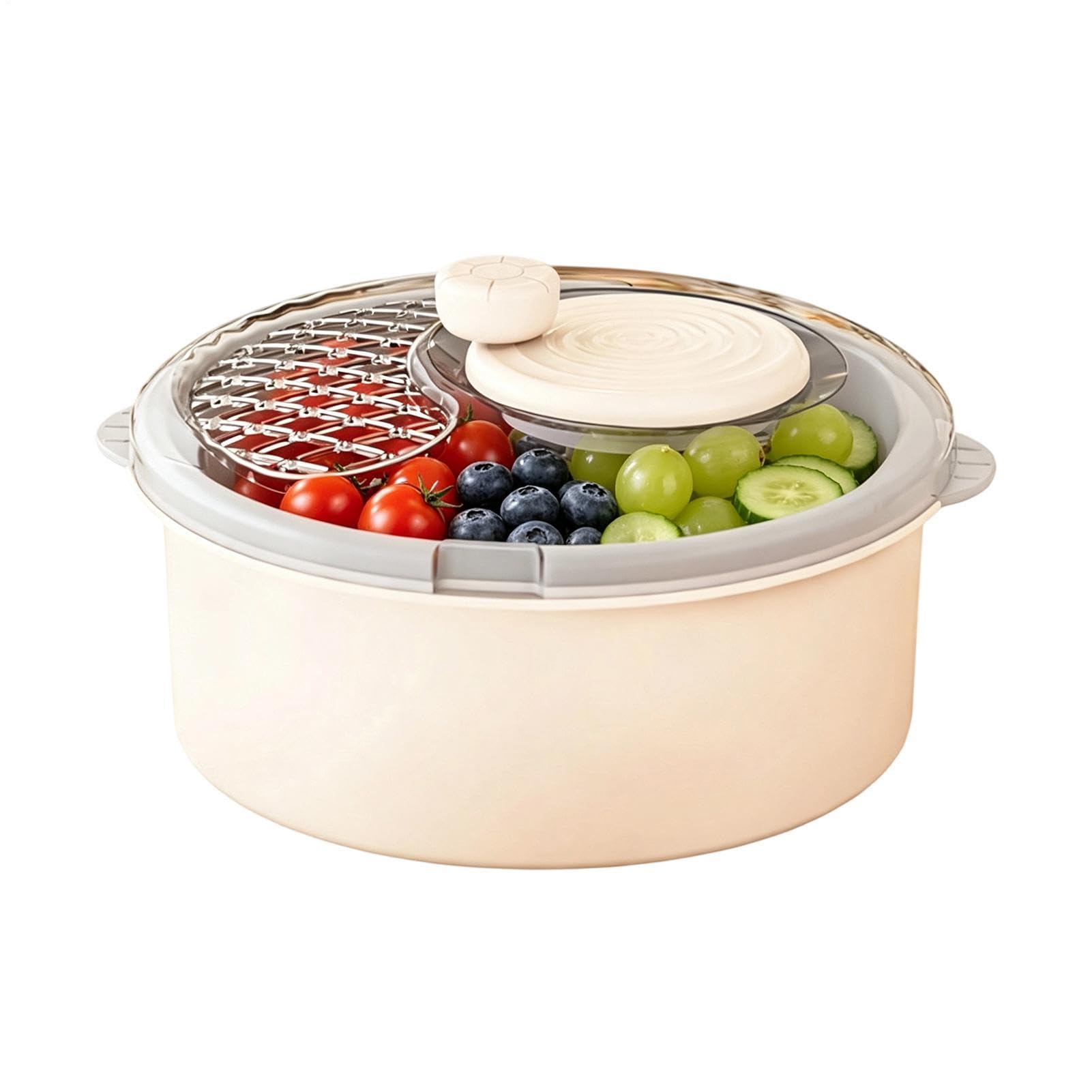 Gran centrifugadora de ensaladas Purificador multiusos, limpieza manual y