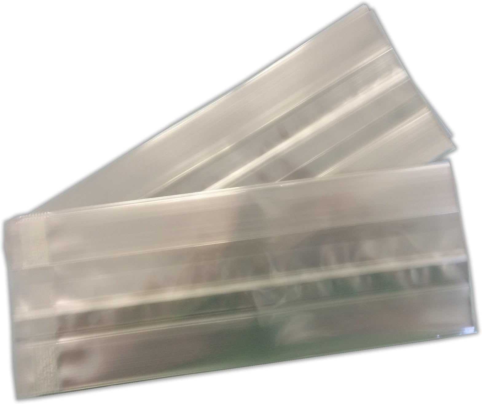 100 7" x 3" x 1.5" Clear Cellophane/Cello Bags with Gusset - Ideal for Sweets and Crafts