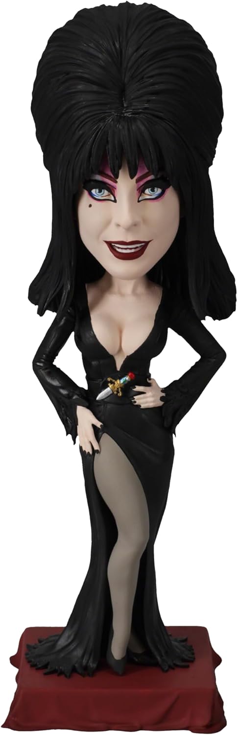 Royal Bobbles Elvira Mistress of The Dark V2 – 8 Inches Tall – Collectible Bobblehead Statue – Premium Polyresin Figure