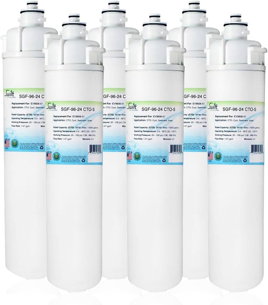 Swift Green Filters SGF-96-24 CTO-S Compatible Commercial Water Filter for EV9606-51, Catridge : 4SI , Made in USA image 5