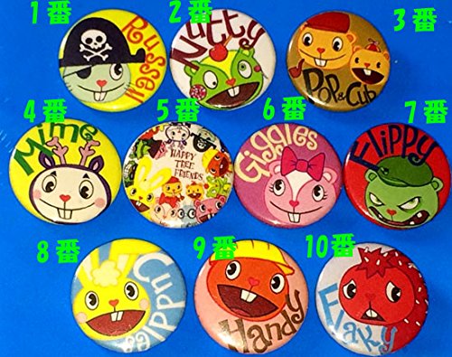 ハッピーツリーフレンズ ハピツリ スプレンディド 缶バッジ 7点 ハッピーツリーフレンズ ハピツリ スプレンディド 缶バッジ 7点