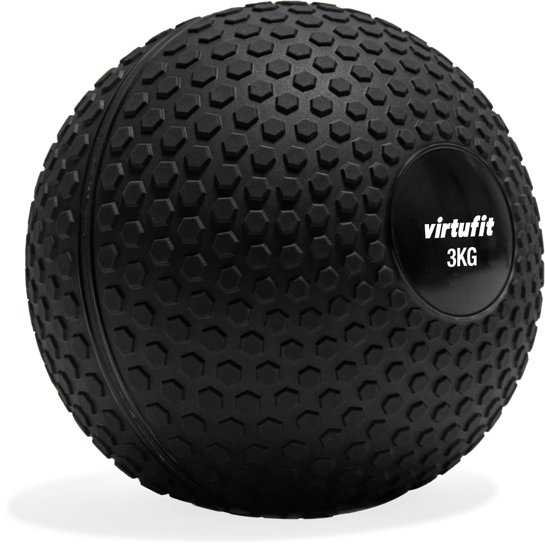 VirtuFit Slam Ball - Palla da fitness e crossfit, 7 kg, colore nero, resistente, per allenamento funzionale