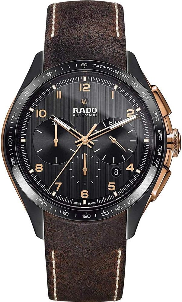 RADO Mens HyperChrome Automatic Chronograph - R32168155 Brown One Size