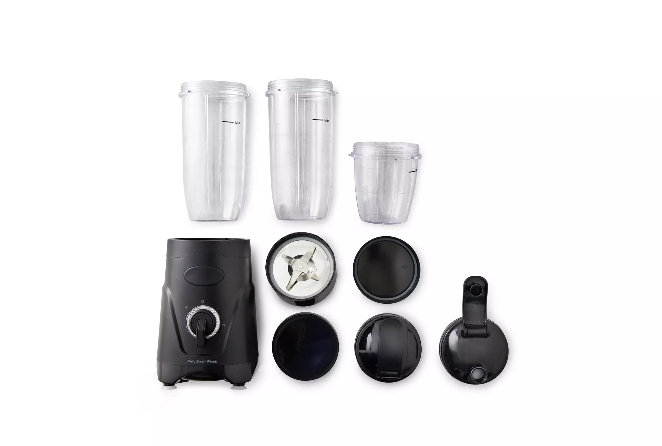 Betty Bossi - MixFIT Smoothie Maker 25999 – Leistungsstarker Mixer für Smoothies, Shakes und Säfte – Kompakt, einfach zu bedienen, mit To-Go Becher – Perfekt für gesunde Ernährung