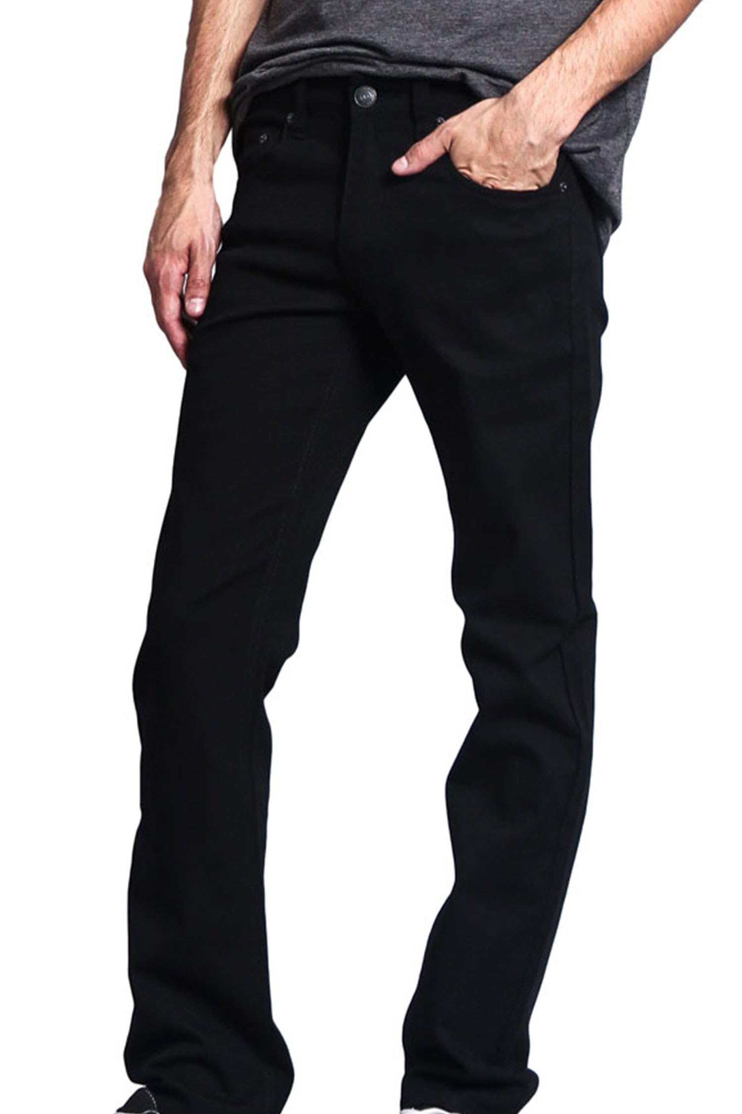 VICTORIOUS Men's Slim Fit Colored Jeans