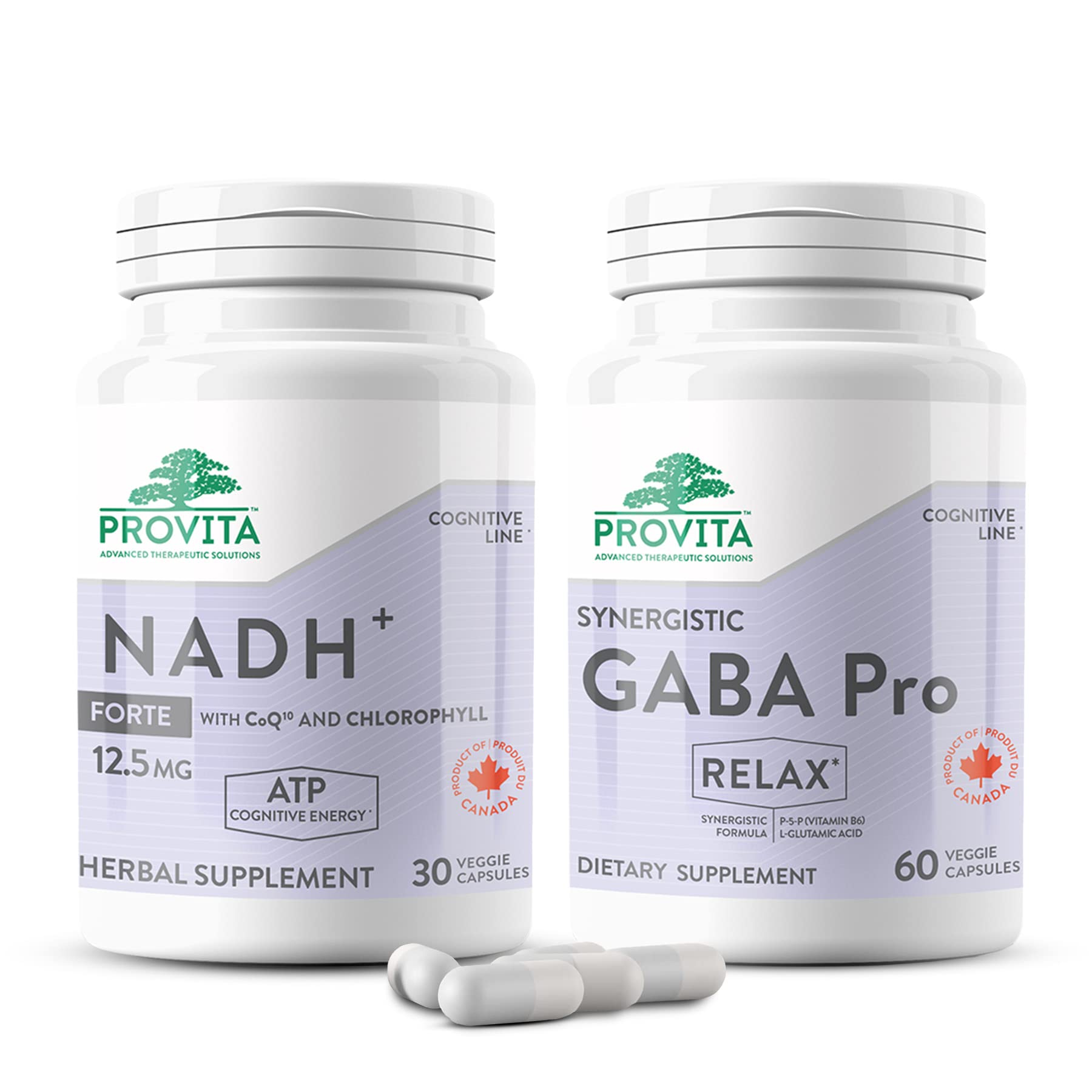 Provita NADH+ & Provita Synergistic GABA Pro | Cognitive Support