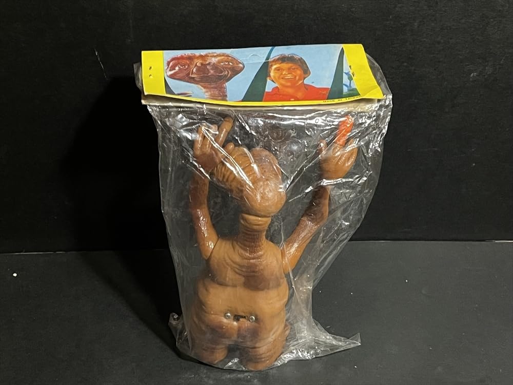 Amazon.co.jp: 当時 E.T. ソフビ フィギュア 昭和 レトロ 無版権 映画