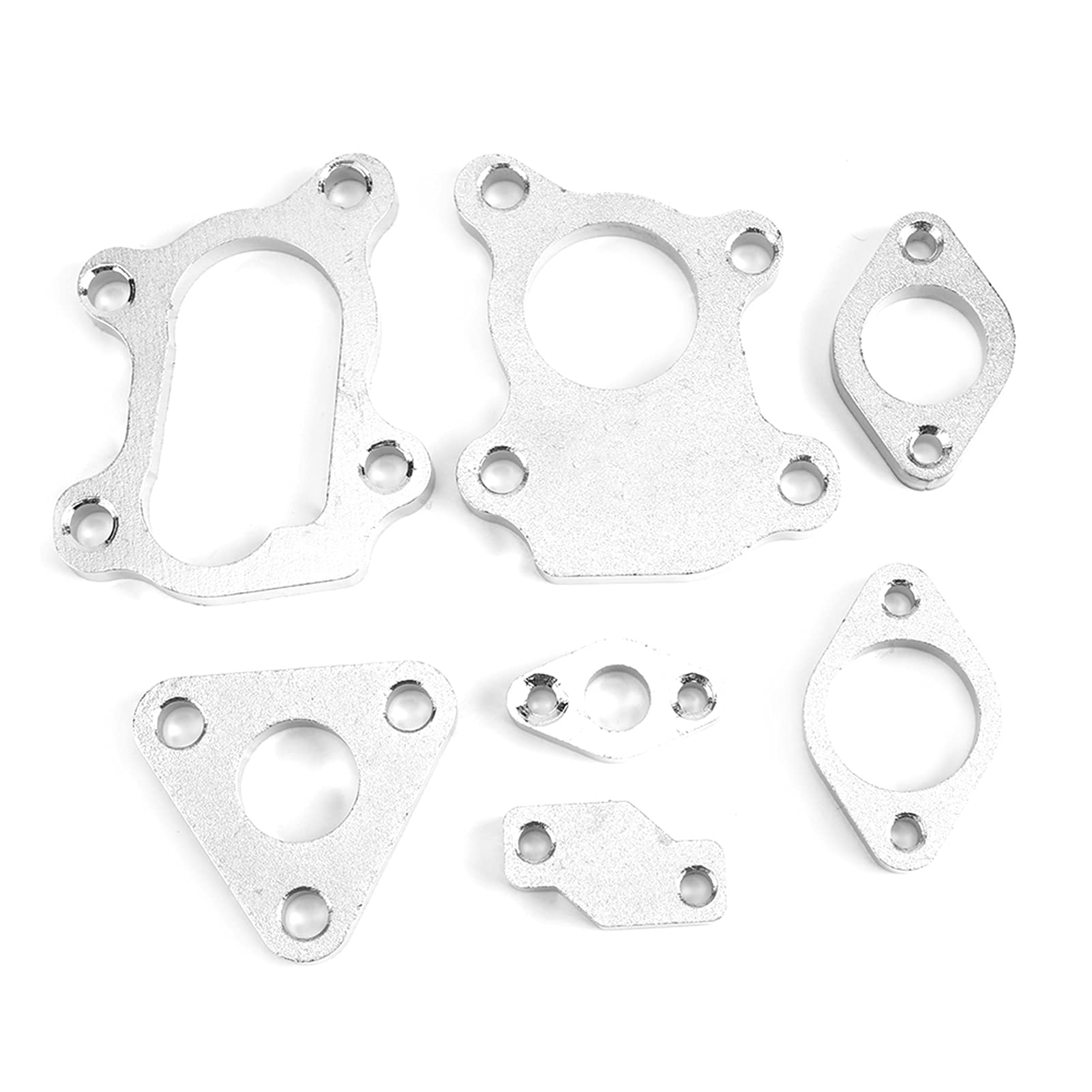 Kit flangia Turbo Torvex, set flangia turbocompressore 7 pezzi Set completo di adattatori di scarico compatibile con supporto turbo IHI RHB31 VZ21