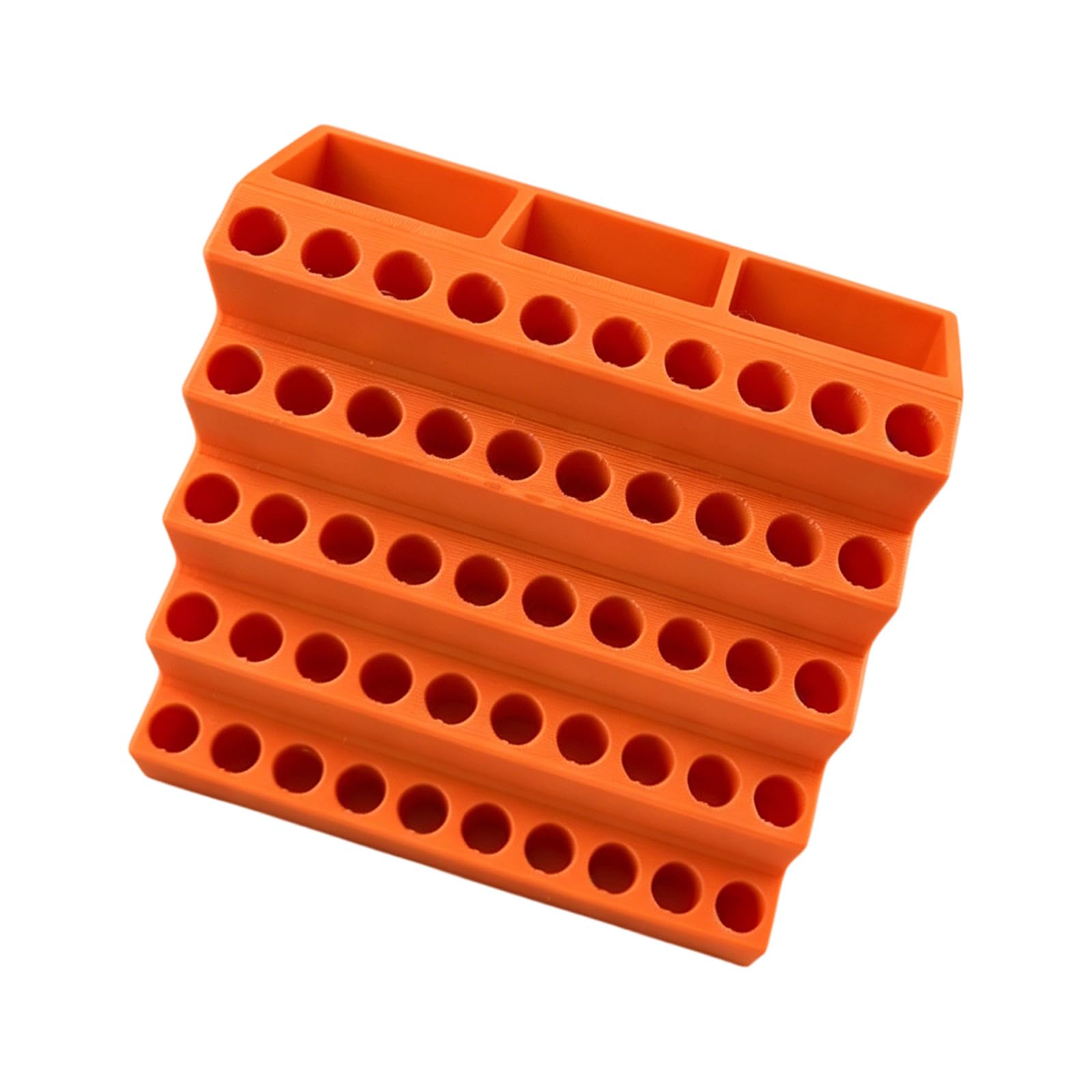 Mekalero Random Color Petg Screwdriver Bit Holder Transparent Case Bit Organizers For Organized And Efficient Workspaces Petg Tool Organizers