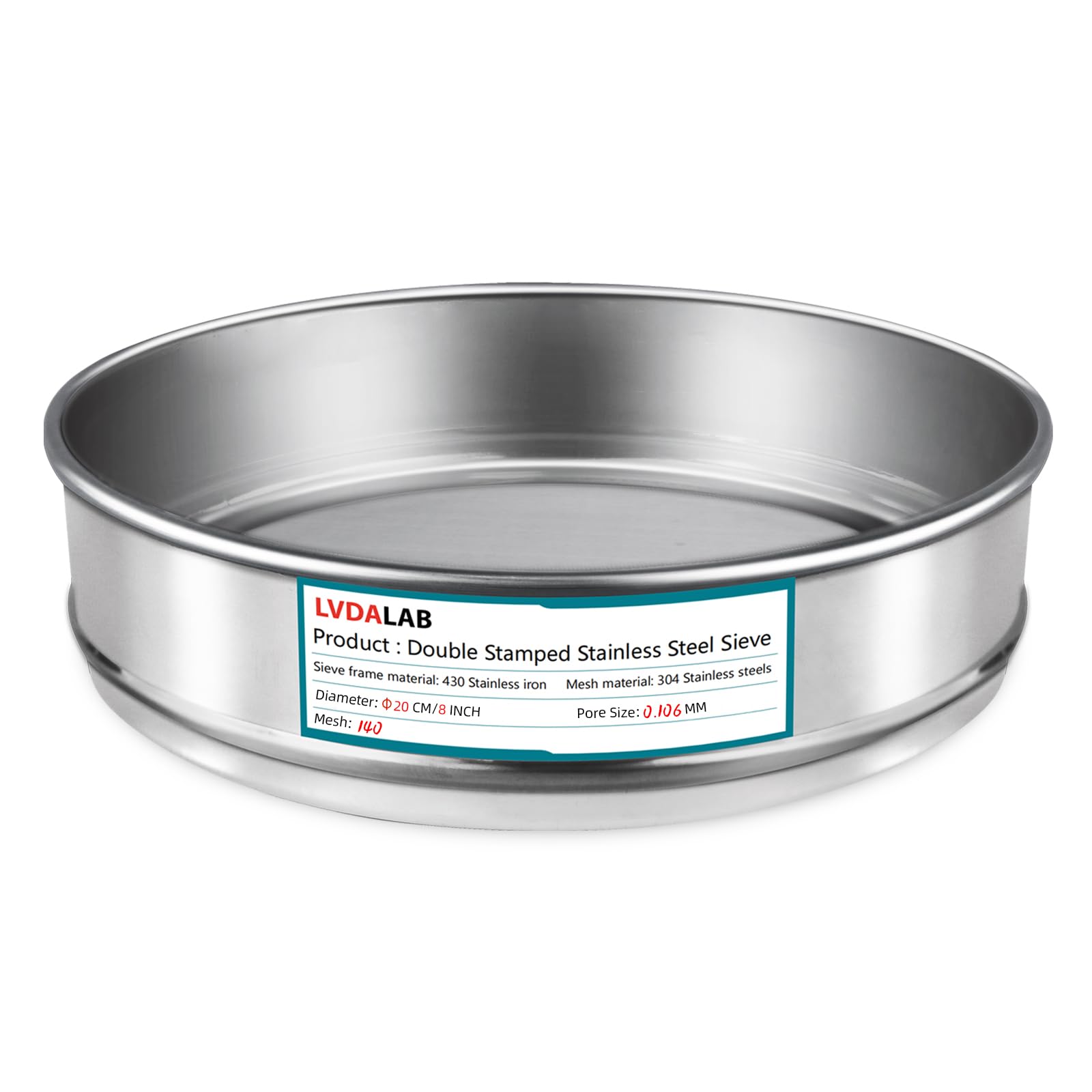 Stainless Steel Lab Sieve - 270 Mesh -23 Stainless Steel Lab Sieve - 270 Mesh -23