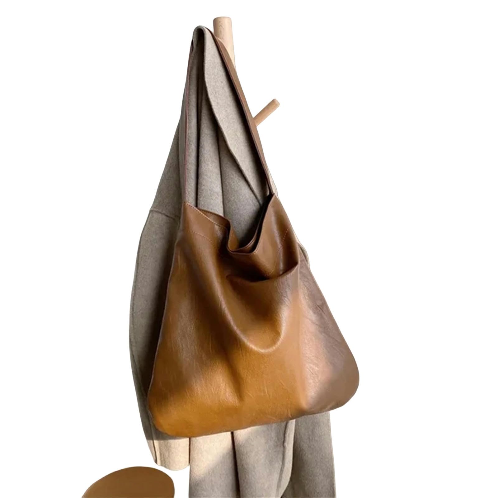 borsa tracolla donna Borse Borse Borse In Pelle Pu Vintage Per Donne In Pelle Morbida Di Grande Capacità