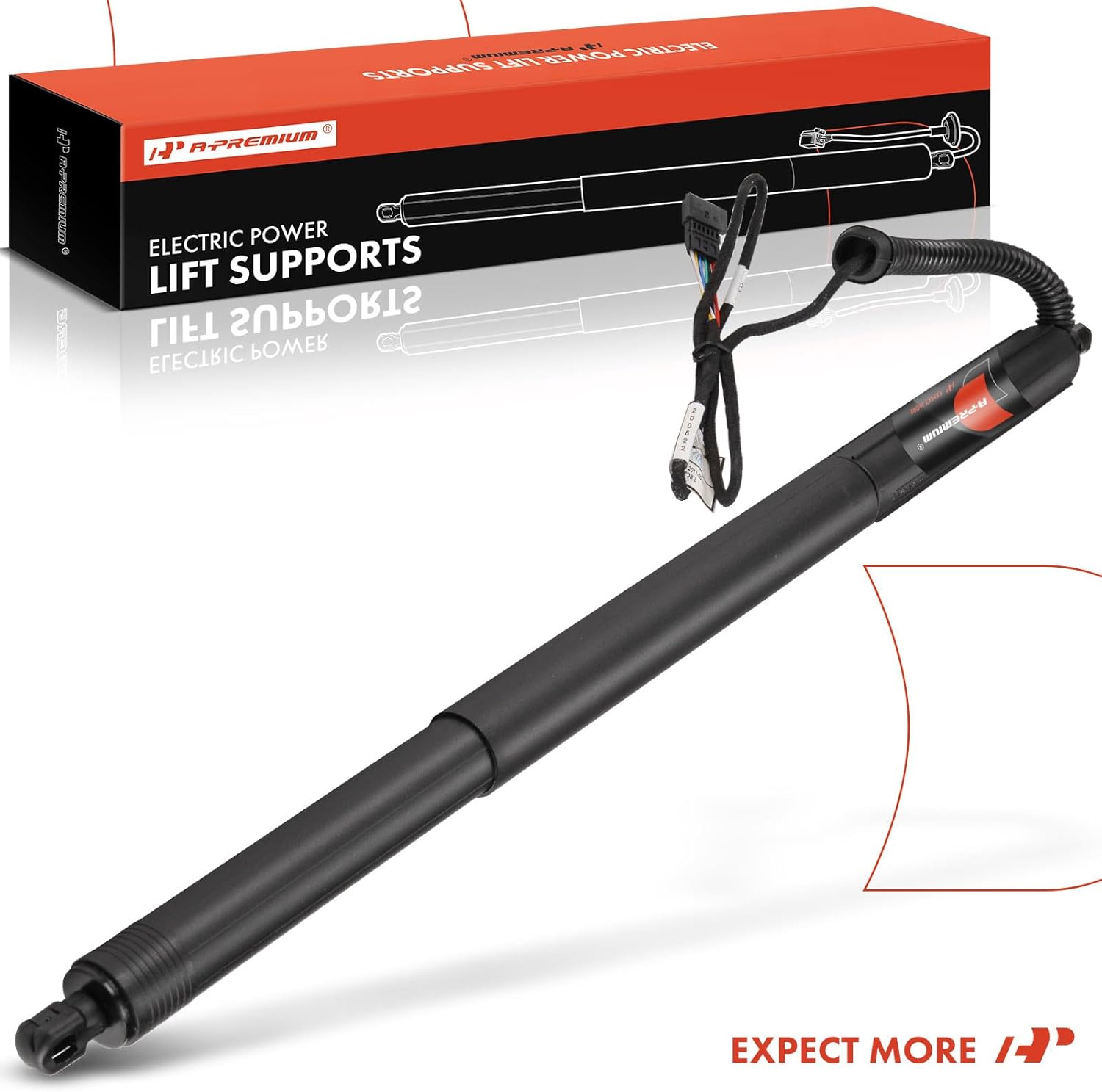 A-Premium Rear Tailgate Left Power Lift Support Shock Strut Compatible with Select BMW Models - F25 Series, X3 2011-2017 Sport Utility - Replace# 51247232003