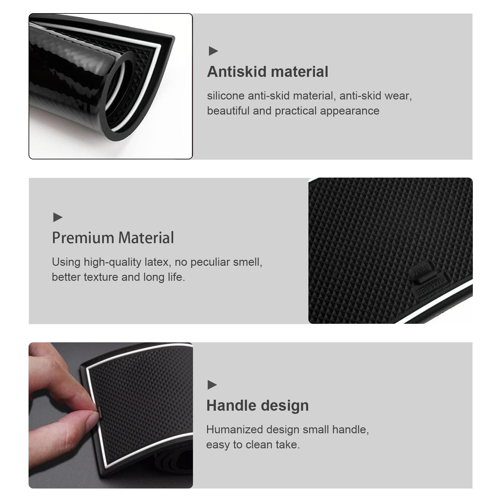 BIXUAN Stonic 2024 Rubber Mat Compatible with Kia Stonic 2018-2021 2022
