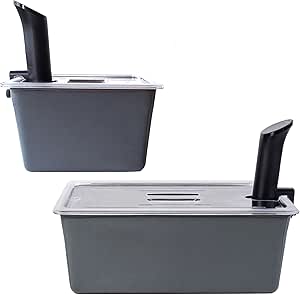 Väeske 12 & 26 QT Insulated Sous Vide Container Set with Lids & Neoprene Sleeves