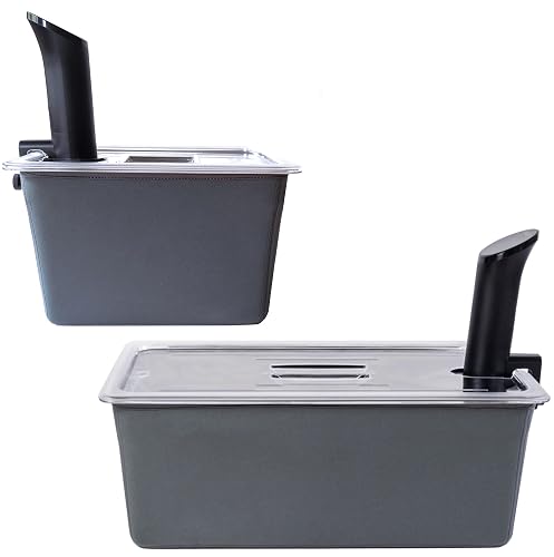 VÄESKE Large Insulated Sous Vide Container with Lid | Compatible with Most Sous Vide Cookers (26 QT) (12 + 26 QT) - 12 + 26 QT
